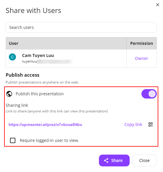 publish the course for real time tracking of learners performance