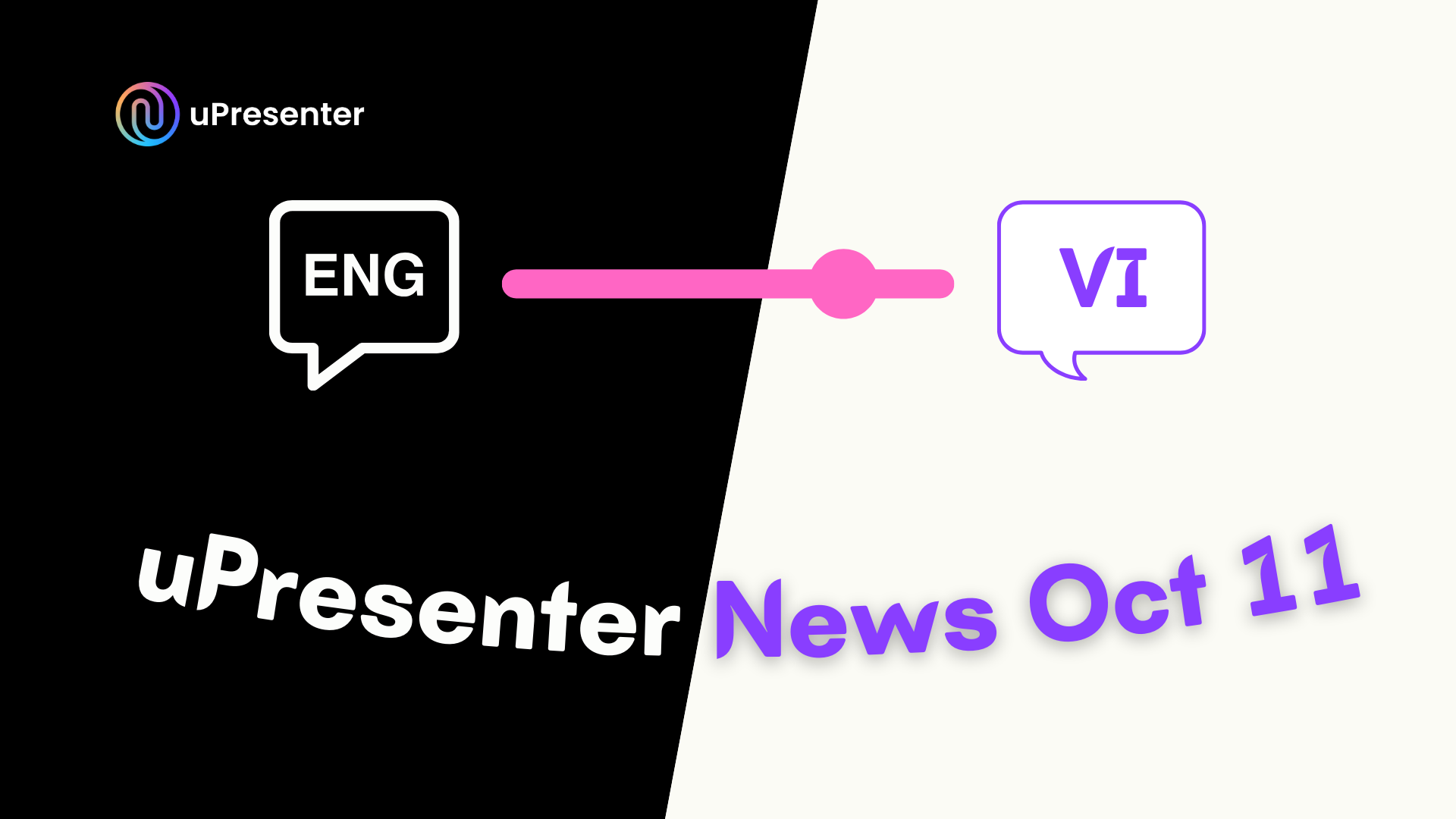 uPresenter support slider and Vietnamese