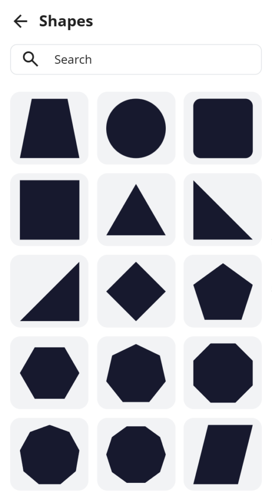 uPresenter shapes