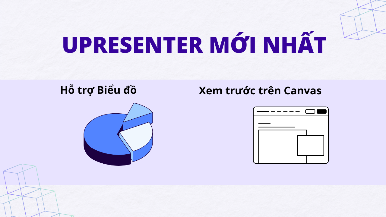 cập nhật biểu đồ và xem trước trên canvas trong upresenter